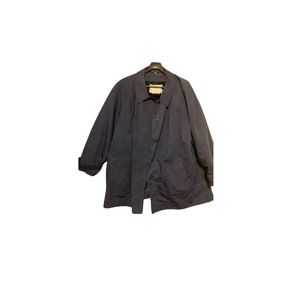 Vintage US Army Men's Black Military Coat Faux Fur Lined Winter Jacket